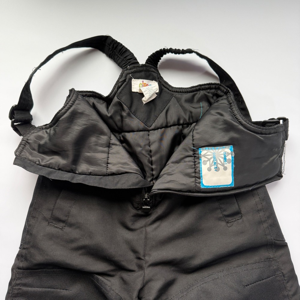 Circo Infant Kids Black Insulated Snow Bibs Overalls Size 12M RN17730 - Picture 5 of 5